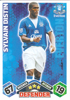 Sylvain Distin Everton 2009/10 Topps Match Attax #129